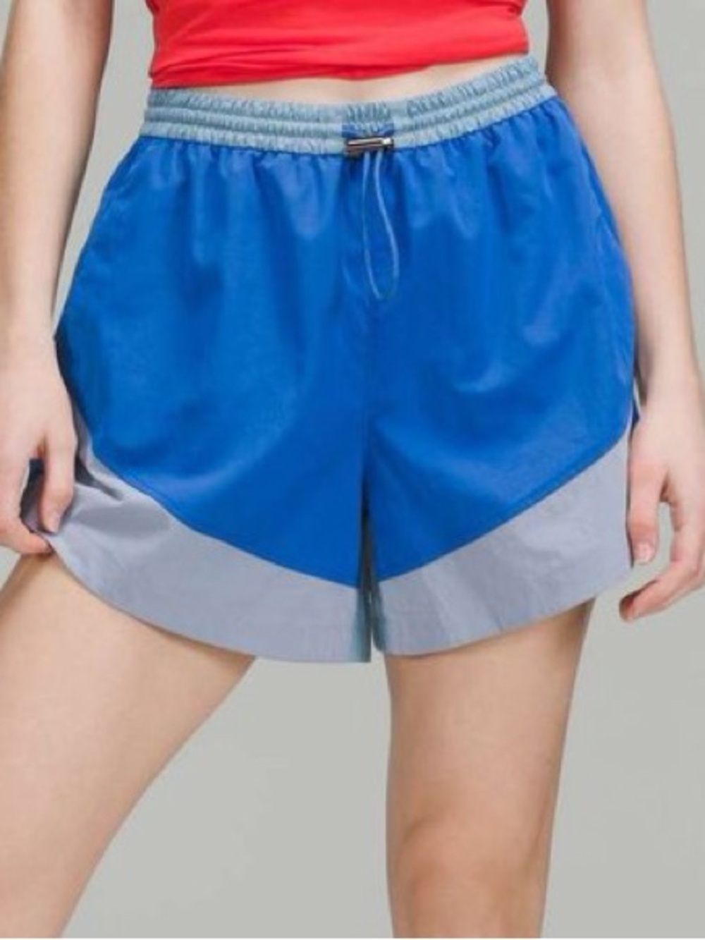 Lululemon Blue Evergreen High Rise Shorts 4.5” Size 12